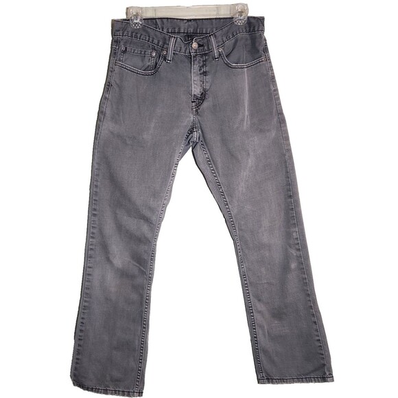 Levi's 514 Jeans Mens 31x30 Gray Denim Stretch Straight Normcore Classic 31 x 30 - Picture 1 of 11